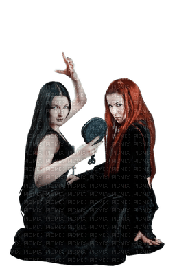 Kaz_Creations Deco Halloween Gothic Woman Femme - PNG gratuit