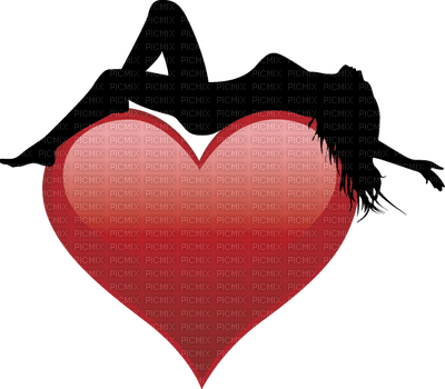 Kaz_Creations Deco Valentine Heart Love  Silhouettes Silhouette - Free PNG