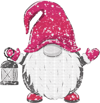 soave christmas winter animated deco gnome - Bezmaksas animēts GIF