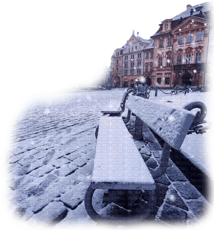 winter city - zdarma png