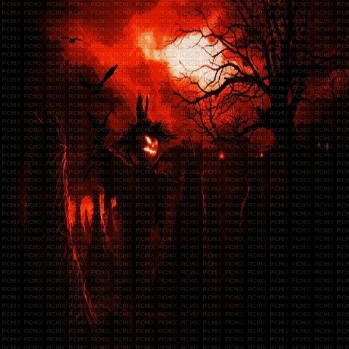 halloween background red - darmowe png