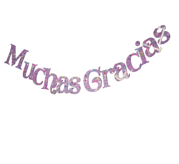 Muchas Gracias - Zdarma animovaný GIF