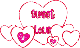 Coeurs sweet love - Nemokamas animacinis gif