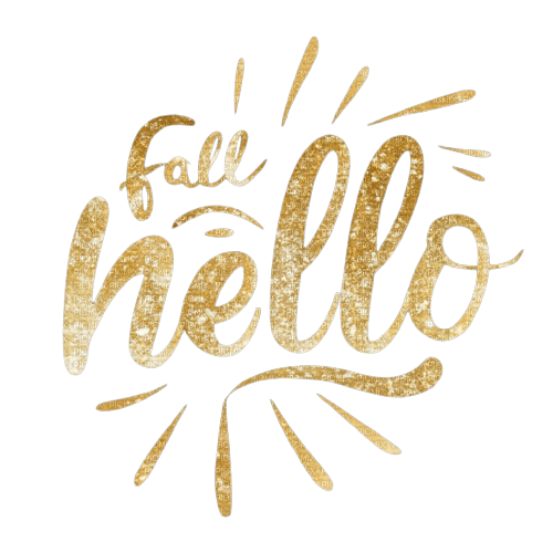 fall hello - Free PNG