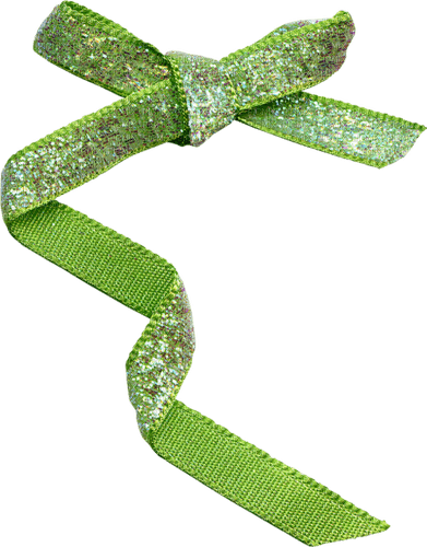 dolceluna ribbon green - безплатен png