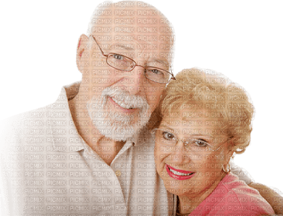 old couple - PNG gratuit