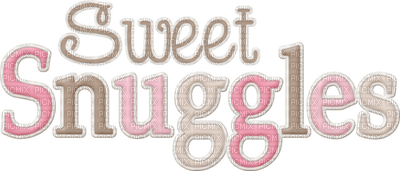 Kaz_Creations Deco  Colours  Logo Text Sweet Snuggles - zdarma png
