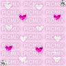 pink hearts bg - Darmowy animowany GIF