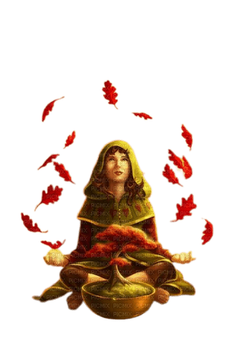 loly33 elfe automne - Free PNG