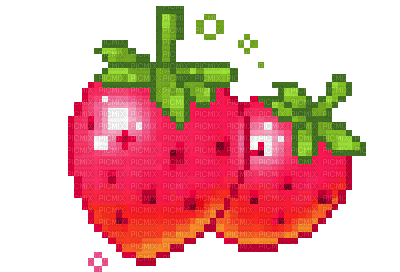 strawberries - Gratis animeret GIF