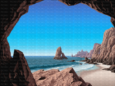 gif praia - Besplatni animirani GIF
