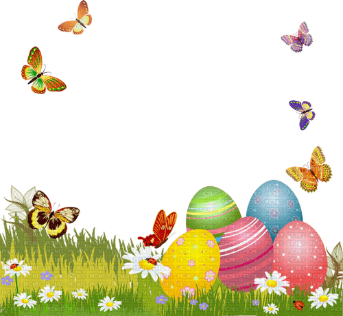 Easter Background - png ฟรี