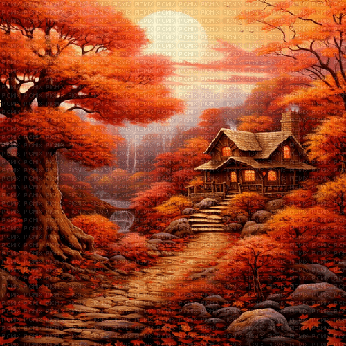 autumn background by nataliplus - бесплатно png