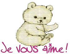 je vous aime - Free animated GIF