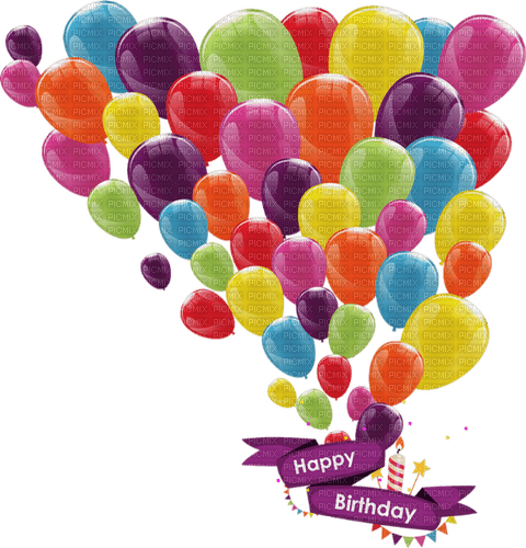 birthday balloons by nataliplus - kostenlos png