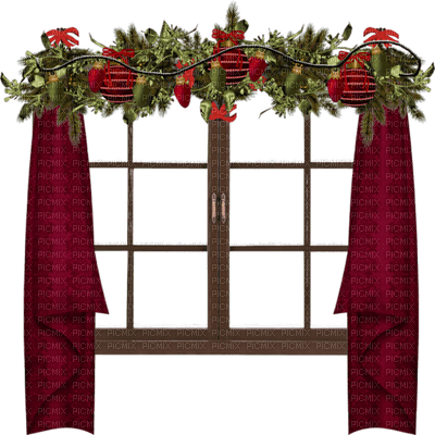 Christmas Window - PNG gratuit