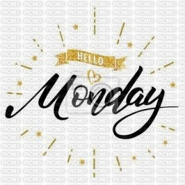 Hello Monday - PNG gratuit