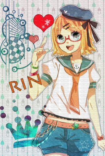 Rin Kagamine || Vocaloid {43951269} - png gratis