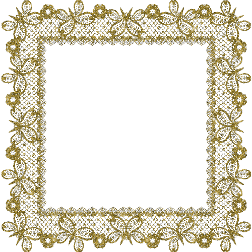 Gold Glitter lace gif - GIF animado grátis
