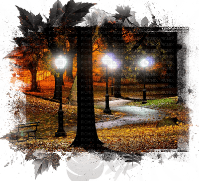 loly33 paysage automne - png gratis