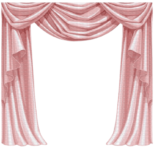 pink curtain - png ฟรี