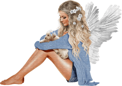 Kaz_Creations Woman Femme Colours Angel - PNG gratuit