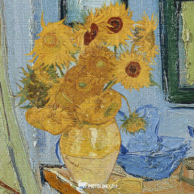 Vincent Van Gogh - GIF animado grátis