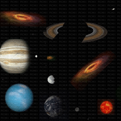 space, avaruus - Bezmaksas animēts GIF