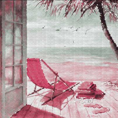 soave background animated summer vintage beach - Δωρεάν κινούμενο GIF