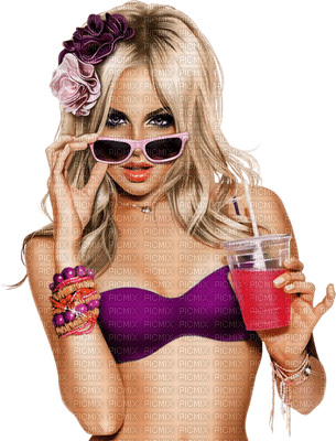 woman with sunglasses bp - PNG gratuit
