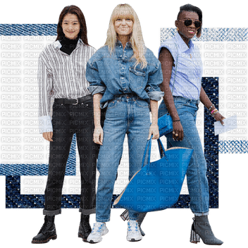 Jeans Blue Fashion Style - Bogusia - 免费PNG