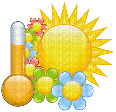 Kaz_Creations Spring Deco Flowers Sun - png gratuito