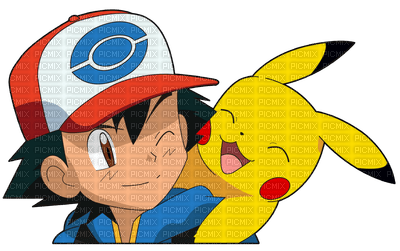 POKEMoN ash and pikachu - png ฟรี