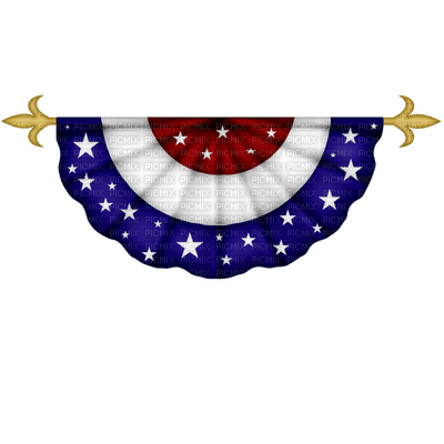 Kathleen Reynolds 4th July American USA Banner - δωρεάν png