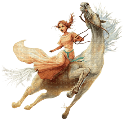 cheval & femme ( - zadarmo png