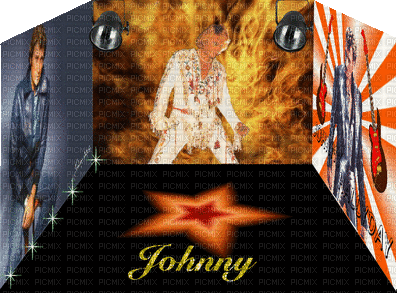 Johnny Hallyday - Gratis geanimeerde GIF