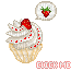 cupcake fraise - Gratis animeret GIF