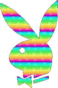playboy multicolore - 無料のアニメーション GIF