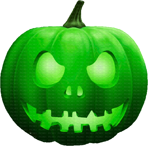 Jack O Lantern.Green.Animated - KittyKatLuv65 - Δωρεάν κινούμενο GIF