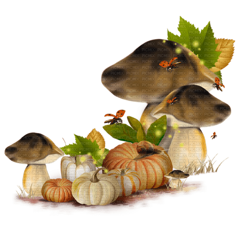 mushroom cluster - darmowe png