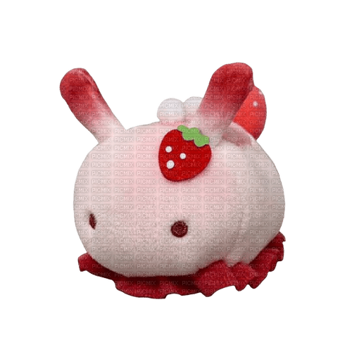 strawberry sea bunny plushie - png gratuito
