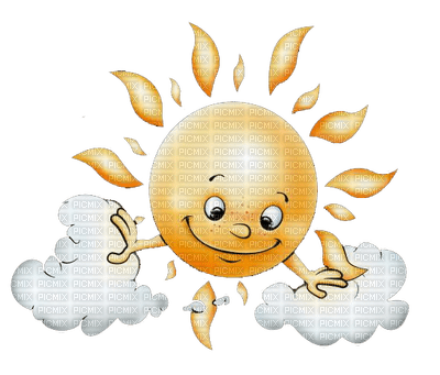 Kaz_Creations Cute Sun Clouds - ücretsiz png