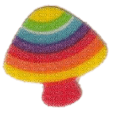 mushroom sticker - zdarma png