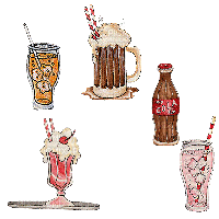 Soft drinks - Ingyenes animált GIF