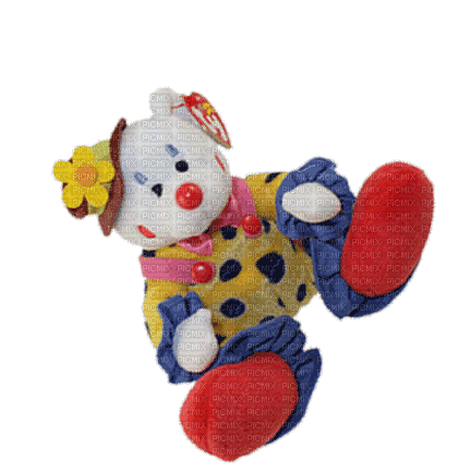 clown plush - Безплатен анимиран GIF