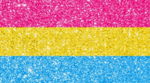 Pansexual flag glitter - png grátis