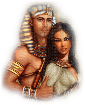 Egyptian couple bp - PNG gratuit
