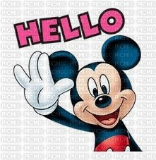 MICKEY MOUSE HELLO - 無料png