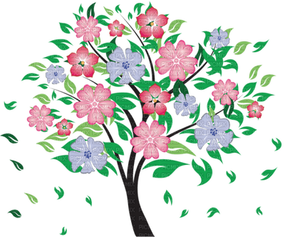 Kaz_Creations Deco Flowers Flower Colours Trees Tree - PNG gratuit