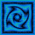 blue wave deco - 無料のアニメーション GIF